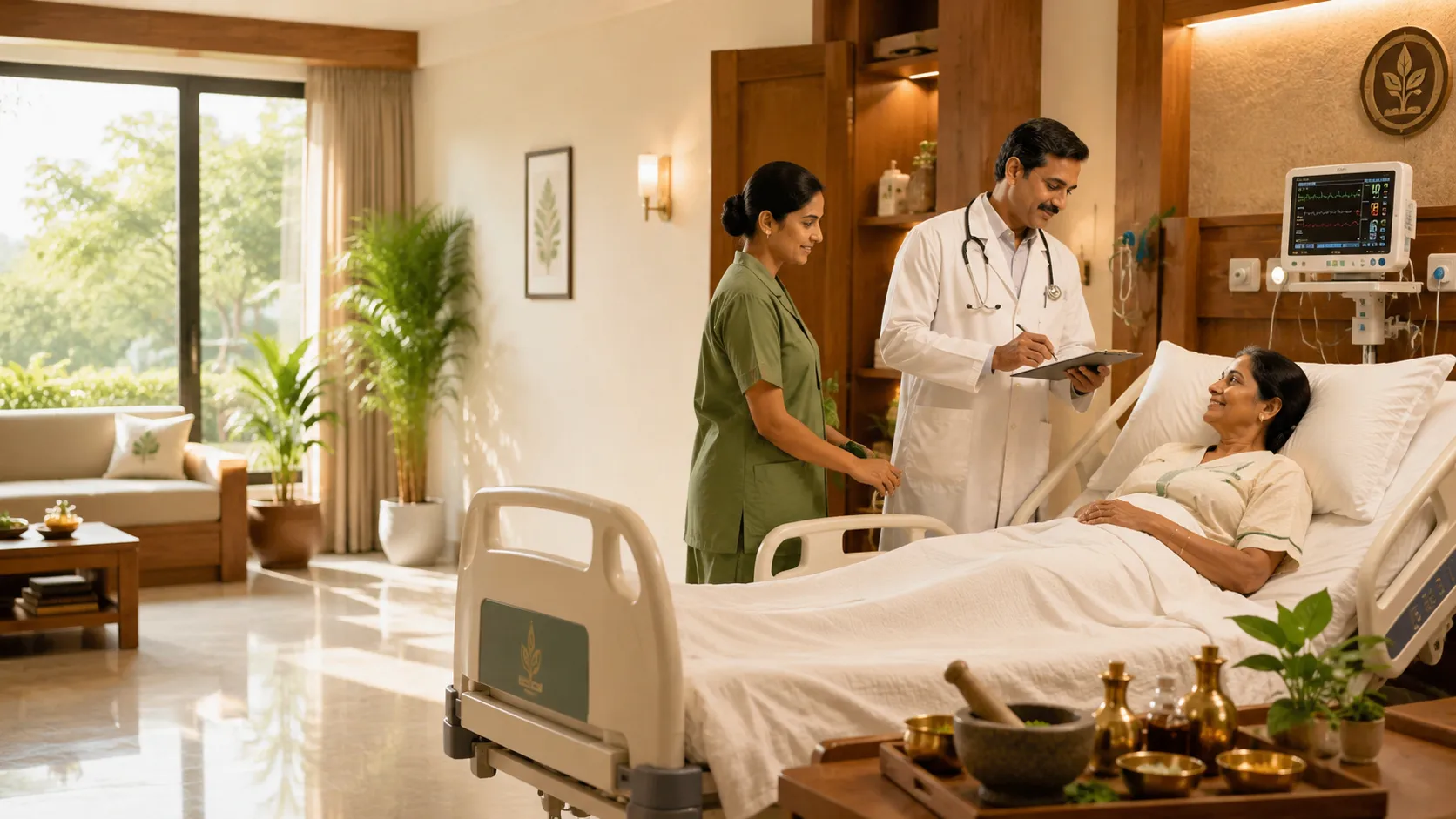 Ayurvedic hospital clinical experience